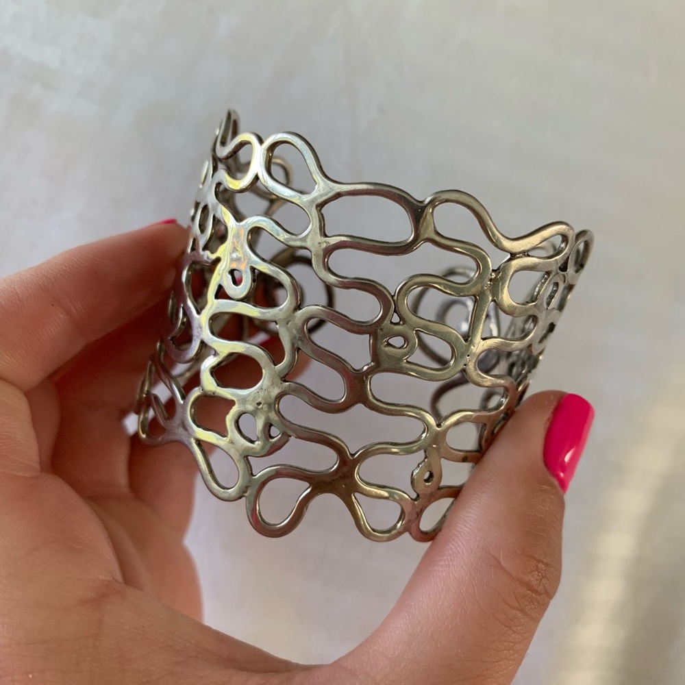 Sterling Silver Custom Designed Cuff - image 5